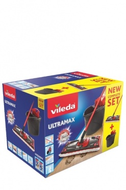 Zdjęcie 1 VILEDA BOX MOP Ultramax komplet (kij + wiadro z wyciskaczem)