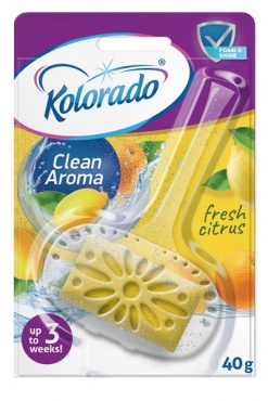 Zdjęcie 1 KOLORADO Kostka do WC Koszyk 40g. Clean Aroma Fresh Citrus /24/