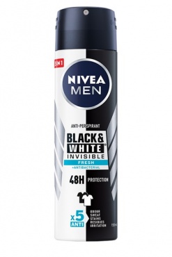 Zdjęcie 1 NIVEA Dezodorant MĘSKI Spray 150ml Invisible Black & White Fresh