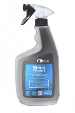 Zdjęcie 1 CLINEX STEEL SHINE Płyn czyszcząco nabłyszczający do stali nierdzewnej 650ML  /6/