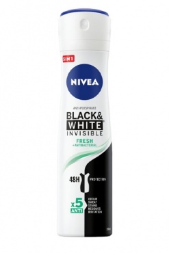 Zdjęcie 1 NIVEA Dezodorant DAMSKI Spray 150ml Invisible Black & White Fresh