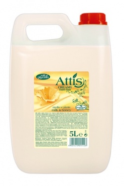 Zdjęcie 1 ATTIS Mydło w płynie 5L Mleko i miód