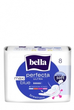 Zdjęcie 1 BELLA Perfecta Podpaski Blue A 8 MAXI  /30/