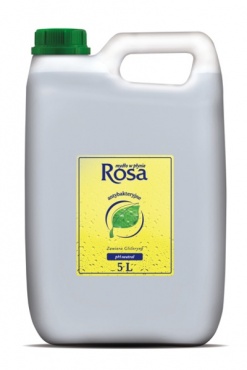 Zdjęcie 1 ROSA Mydło w płynie 5L Antybakteryjne PE Białe Sensitive