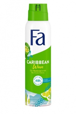 Zdjęcie 1 FA Dezodorant DAMSKI 150ml Caribbean Wave Lemon