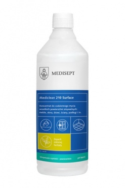 Zdjęcie 1 MEDICLEAN MC-210 Preparat do mycia powierzchni zmywalnych 1L Zielona Herbata /12/