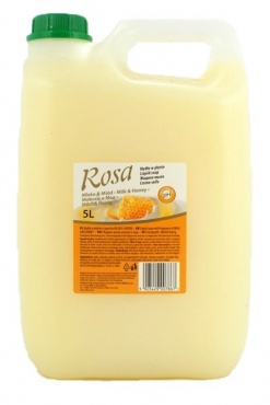 Zdjęcie 1 ROSA Mydło w płynie 5L  Kremowe Kanister Mleko/Miód