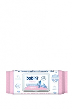 Zdjęcie 1 BOBINI Chusteczki dla niemowląt A60 Sensitive /24/
