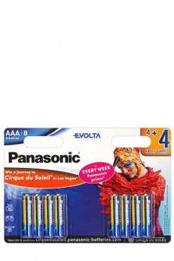Zdjęcie 1 PANASONIC Bateria Alkaliczna Evolta LR-3 4+4szt