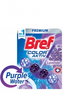 Zdjęcie 1 BREF Kostka do WC KULKI Purple 50G Lavender  /10/