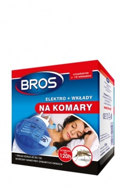 Zdjęcie 1 BROS Elektrofumigator urządzenie z wkładkami na Komary + 10 wkładów gratis