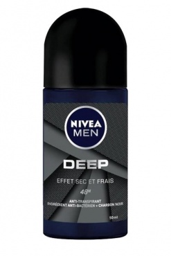 Zdjęcie 1 NIVEA Dezodorant MĘSKI Roll-On 50ml DEEP BLACK Carbon