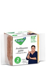 FORTE+ Profilowane gąbki z EKO fibrą 2 szt. /16/