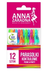 Anna Zaradna Piknik Parasolki koktajlowe 12szt...