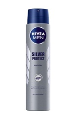 NIVEA Dezodorant MĘSKI Spray 150ml Silver Protect
