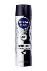 NIVEA Dezodorant MĘSKI Spray 150ml Invisible Black...